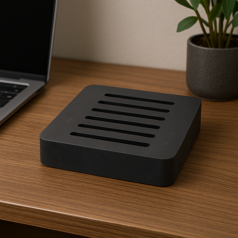 Untersetzer quadratisch aus Pappe und Kork glänzend zur Sublimation