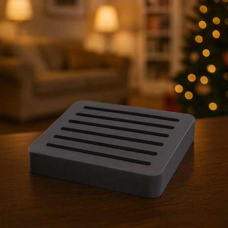 Coaster Square of cardboard and cork Glossy for sublimation