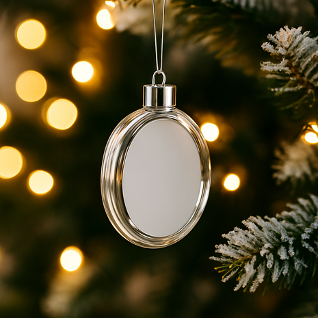 Transparent Photo Ornament Disc for Sublimation