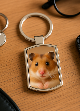 Metal Keychain Rectangle S for sublimation