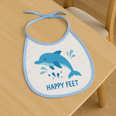 Microvezel Slabbetje met Bauwe bies voor sublimatie