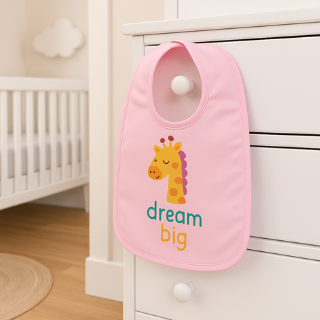 Slabbetje 29 x 37 cm Roze voor sublimatie