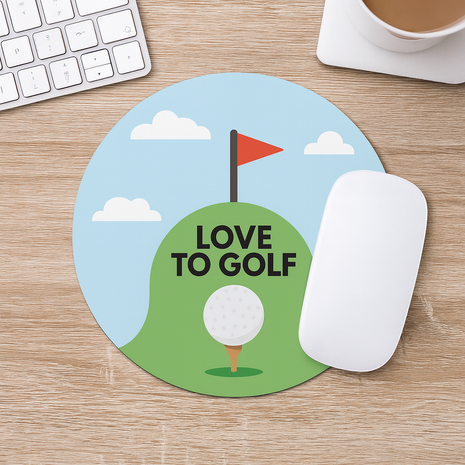 Muismat Rond – Voor Sublimatie – Polyester met Antislip