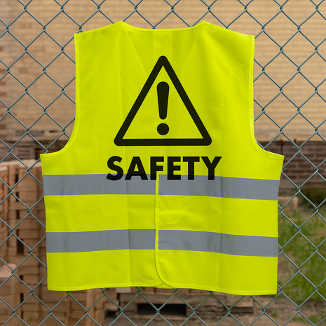 Reflective vest for sublimation