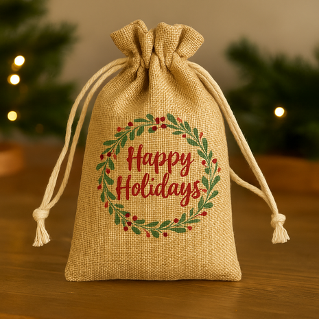 Jute bag 16x23cm for sublimation