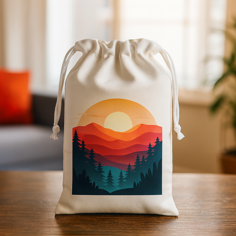 Linen bag 15x20cm for sublimation