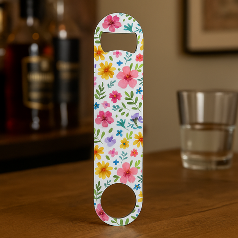 Metalen Flesopener Wit voor sublimatie