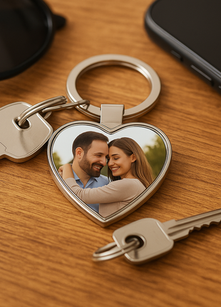 Metal Keychain Heart for sublimation