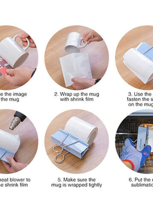 Craft Express Schrumpffolienclip für Sublimation