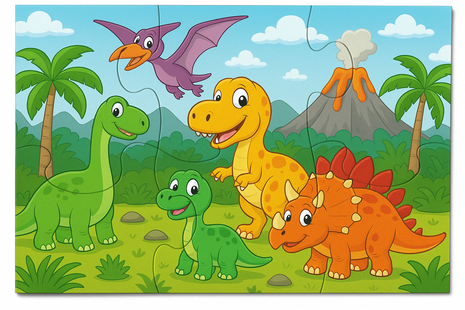 Sublimatie Puzzel – 6 Delig – Karton – 17,7 × 12,6 cm