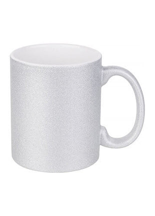 330ml (11oz) Glitter Mok Zilver voor sublimatie