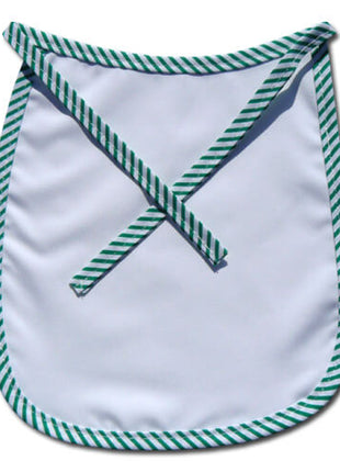 Lätzchen mit gelb gestreiftem Besatz zur Sublimation