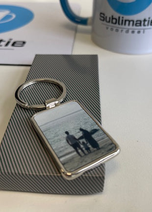 Metal Keychain Rectangle M for sublimation