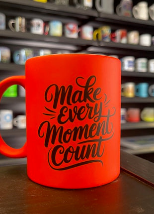 330 ml (11 oz) Tasse, fluoreszierend matt (wählen Sie Ihre Farbe) für Sublimation