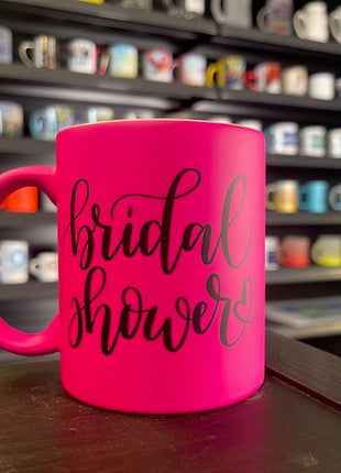 330 ml (11 oz) Tasse, fluoreszierend matt (wählen Sie Ihre Farbe) für Sublimation