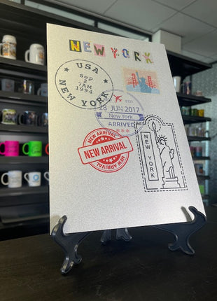 Aluminium plaat 20x30cm Zilverglans voor sublimatie