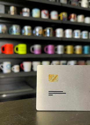 Metall-Visitenkarten 10 Stück Silber zur Sublimation