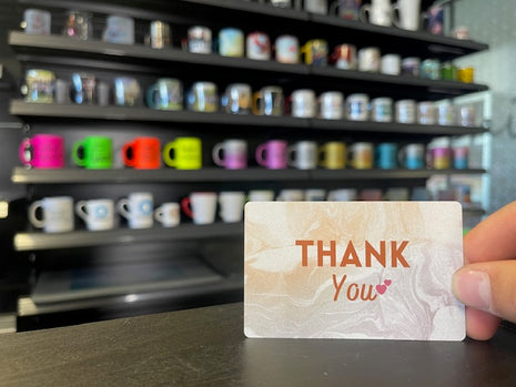 Metalen Visitekaartjes 10 stuks wit voor sublimatie