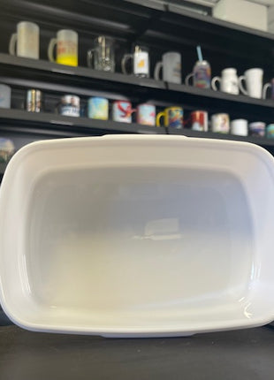 Broodtrommel / Lunchbox Wit voor sublimatie