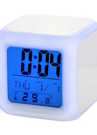 Digitaler Wecker – Blanko – Für Sublimation mit Farbbeleuchtung