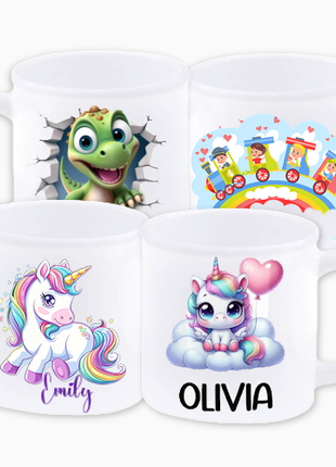 Kunststof Kinder Beker 150ml voor sublimatie