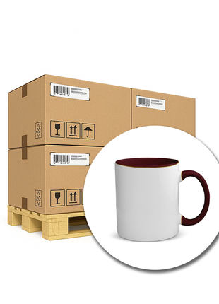 330ml (11oz) Duo Color Mok Bordeaux 36x voor sublimatie