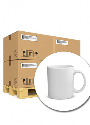 Sublimatie Mok Wit Glans 330ml (11oz) – Doos van 36 Stuks | Hittebestendig & Hoge Kwaliteit