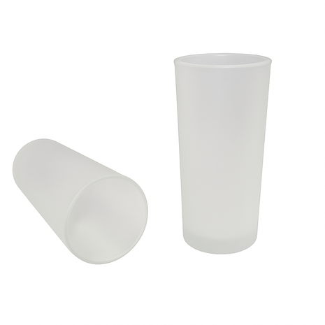Sublimatie Glas 230ml – Frosted Afwerking, Ideaal voor Personaliseerbare Prints