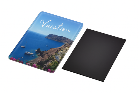 Sublimatie Koelkastmagneet Glas Rechthoek – Voor Eigen Ontwerp of Bedrukking