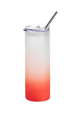 750 ml (25 oz) Frosted Tumbler Red zur Sublimation