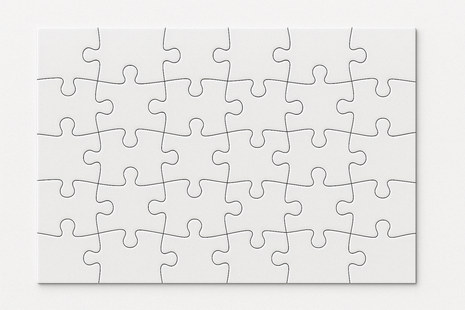 Puzzel 24 delig voor sublimatie