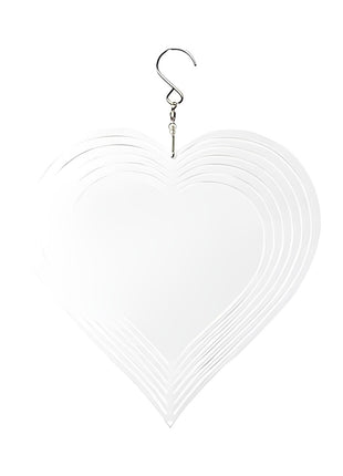 Windspiel Herz Ø 20 cm zur Sublimation