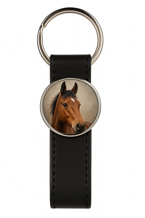 Zwart Lederen Sleutelhanger 3,2 x 10,2 cm Blanco Sleutelhanger voor Sublimatie Gepersonaliseerde Sleutelhanger van Leer