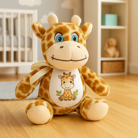 Giraffe 25 cm voor sublimatie