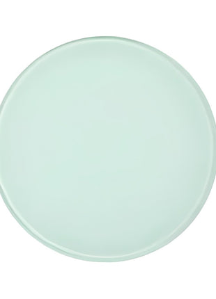 Untersetzer aus rundem Glas, glänzend, zur Sublimation