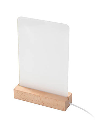 Houten LED lamp basis rechthoek voor sublimatie