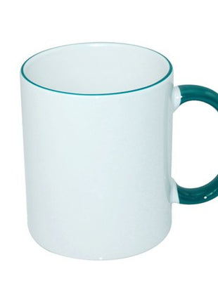 330 ml (11 oz) Duo Color Tasse Meerblau zur Sublimation