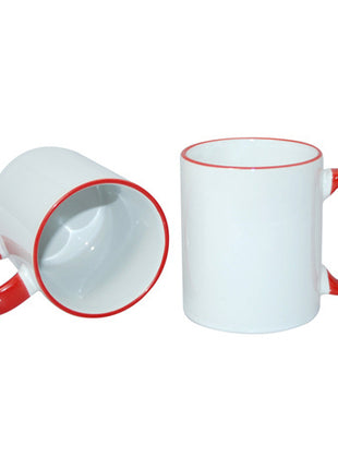 330 ml (11 oz) Duo Color Tasse Meerblau zur Sublimation