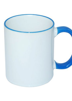 330 ml (11 oz) Duo Color Tasse Meerblau zur Sublimation