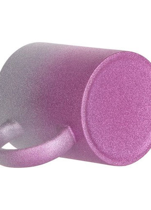 330ml (11oz) Glitter Mok Zilver/Roze voor sublimatie