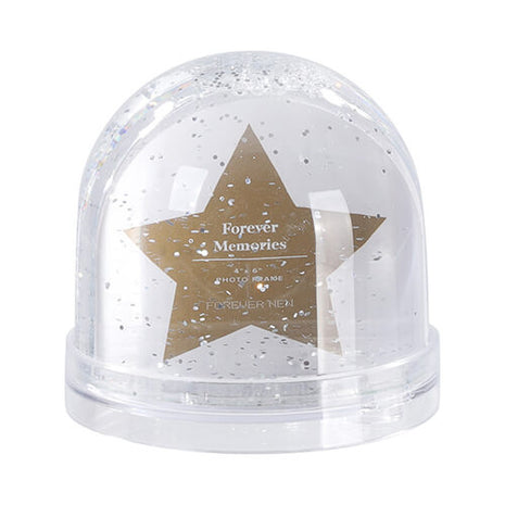 Sneeuwbol Ovaal – Fotolijstje met Water & Glitter – Geen Sublimatie