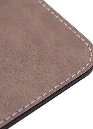 PU Leren Placemat 23 x 19 cm Grijs voor sublimatie