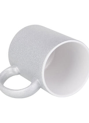 330ml (11oz) Glitter Mok Zilver voor sublimatie