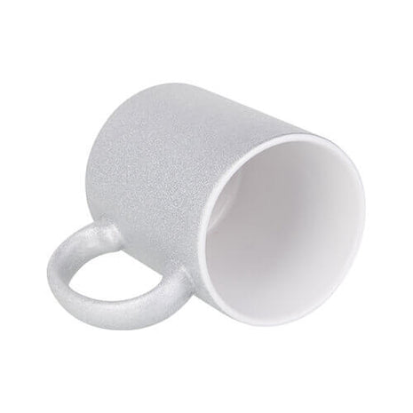 330ml (11oz) Glitter Mok Zilver voor sublimatie
