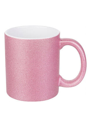 330ml (11oz) Glitter Mok Roze voor sublimatie