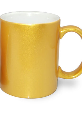 330ml (11oz) Glitter Mok Goud Glad voor sublimatie