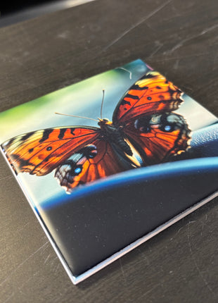 Keramikfliese 11x11cm weiß glänzend für Sublimation