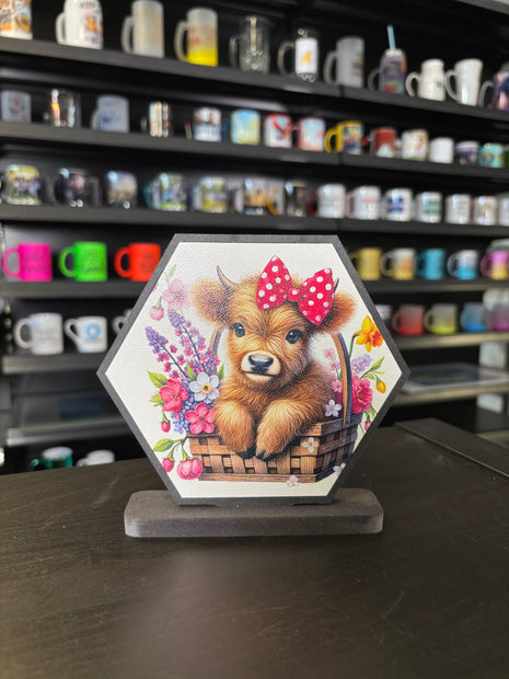 Houten fotolijst Hexagon met MDF inleg voor sublimatie