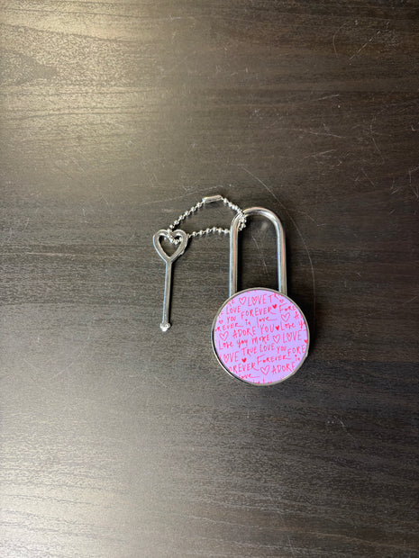 Padlock Round for sublimation