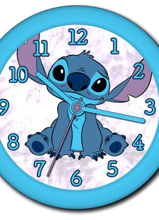 Lilo & Stitch Wanduhr – Blau – 25 cm